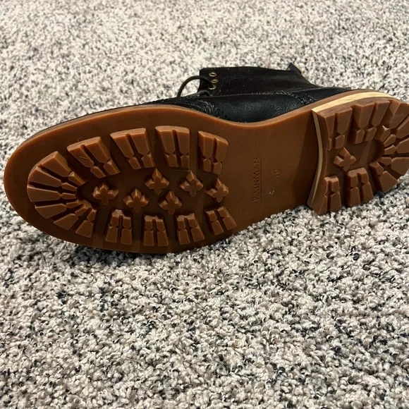 Rainman Black Weatherproof Boots Men's Size 10 - Picture 3 of 8